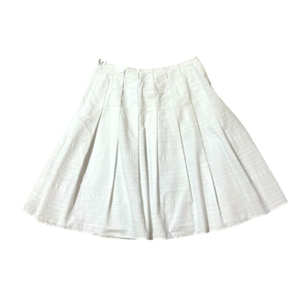 Prairie skirt size 6 flare Pleated Knee Length Boho coastal cowgirl fairy boho